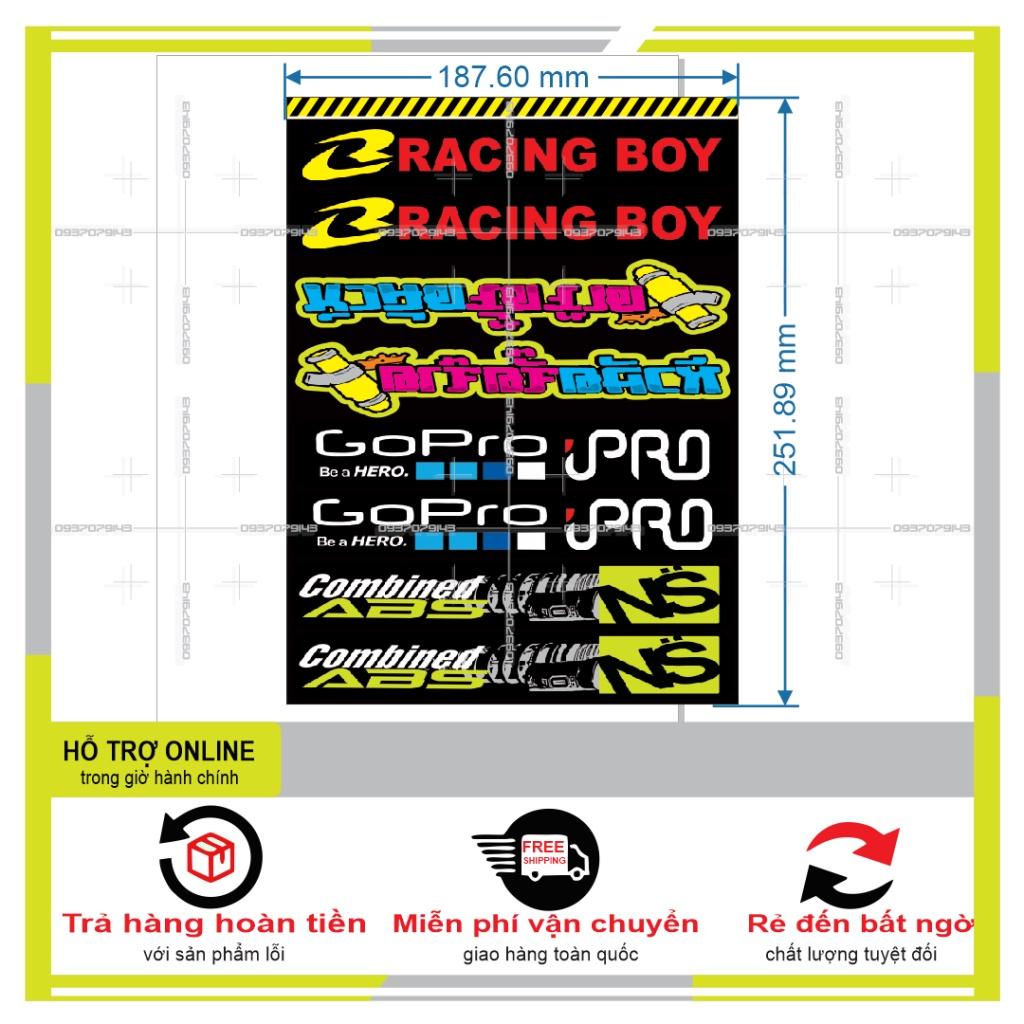 LOGO STICKER DÁN CHÂN PHUỘC M5 - BI DECAL