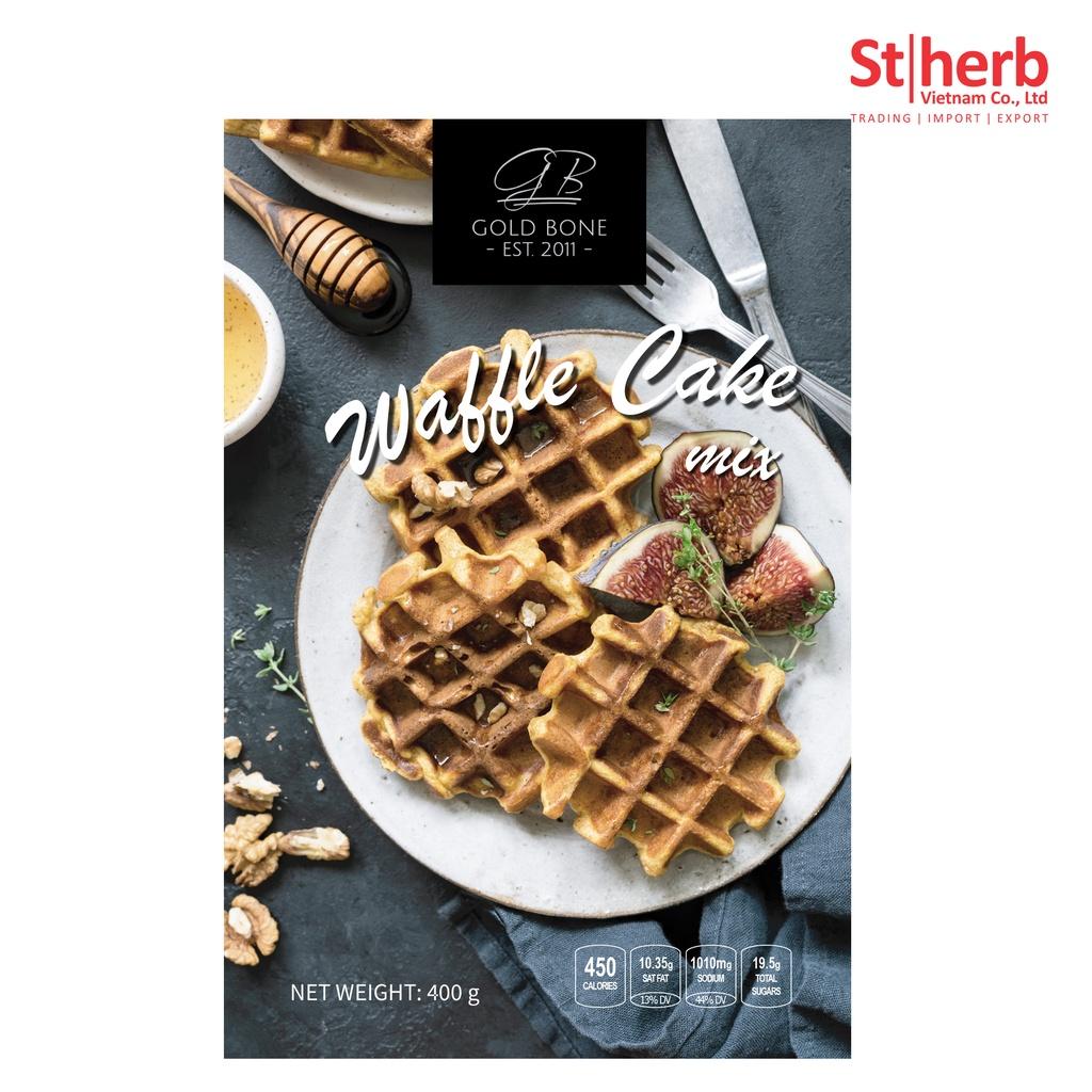 BỘT LÀM BÁNH WAFFLE TRỘN SẴN GOLD BONE 400G