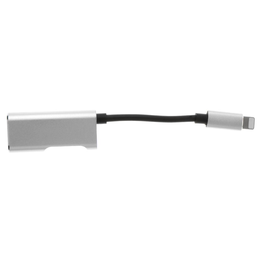 2 in 1 Audio Headphone Adapter Charging Cable for 7 7P 8 8P X
