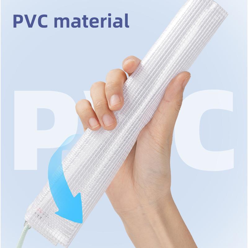 Túi Lưới Đựng Đồ Trong Suốt - Deli 63480A-KM-01 (Mẫu Màu Giao Ngẫu Nhiên)