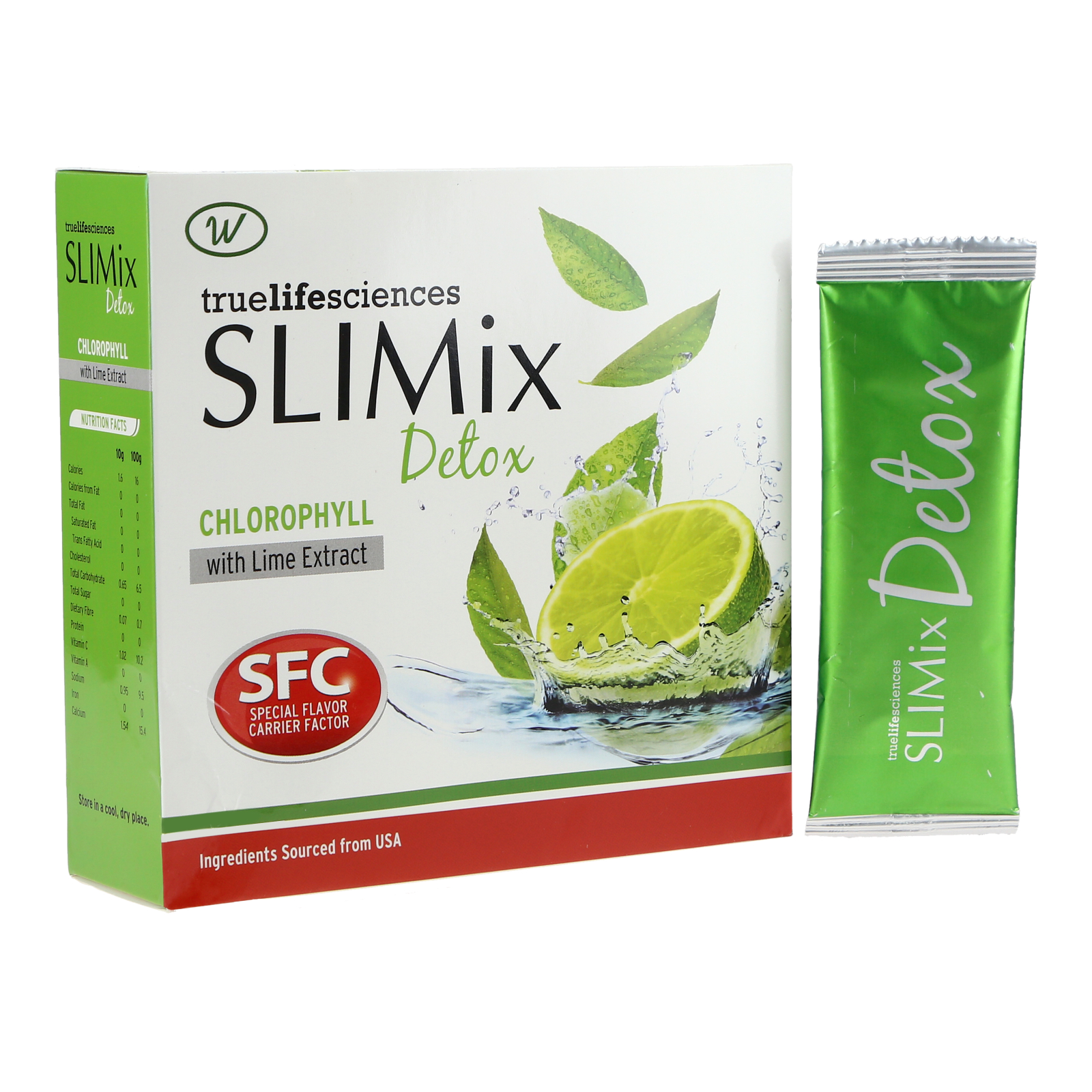 Thức uống Truelifesciences SLIMix Detox hoàn toàn tự nhiên giúp thanh nhiệt, giảm cân và giải độc cơ thể