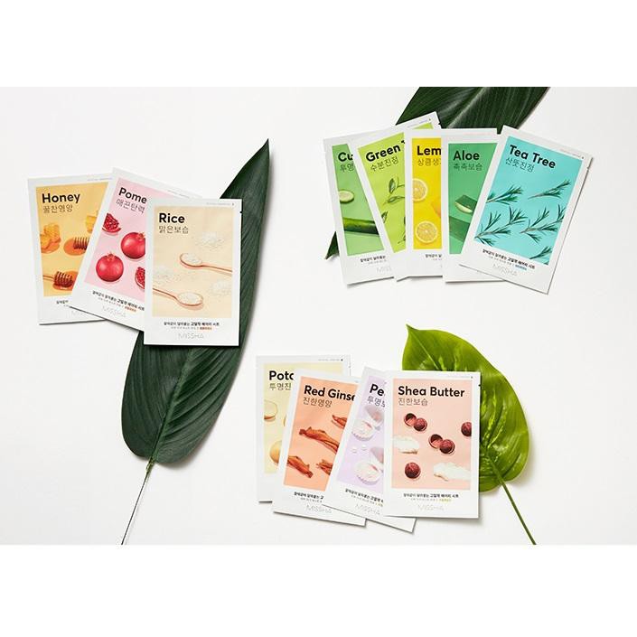 Mặt Nạ Miếng Chiết Xuất Thiên Nhiên Missha Airy Fit Sheet Mask 19g