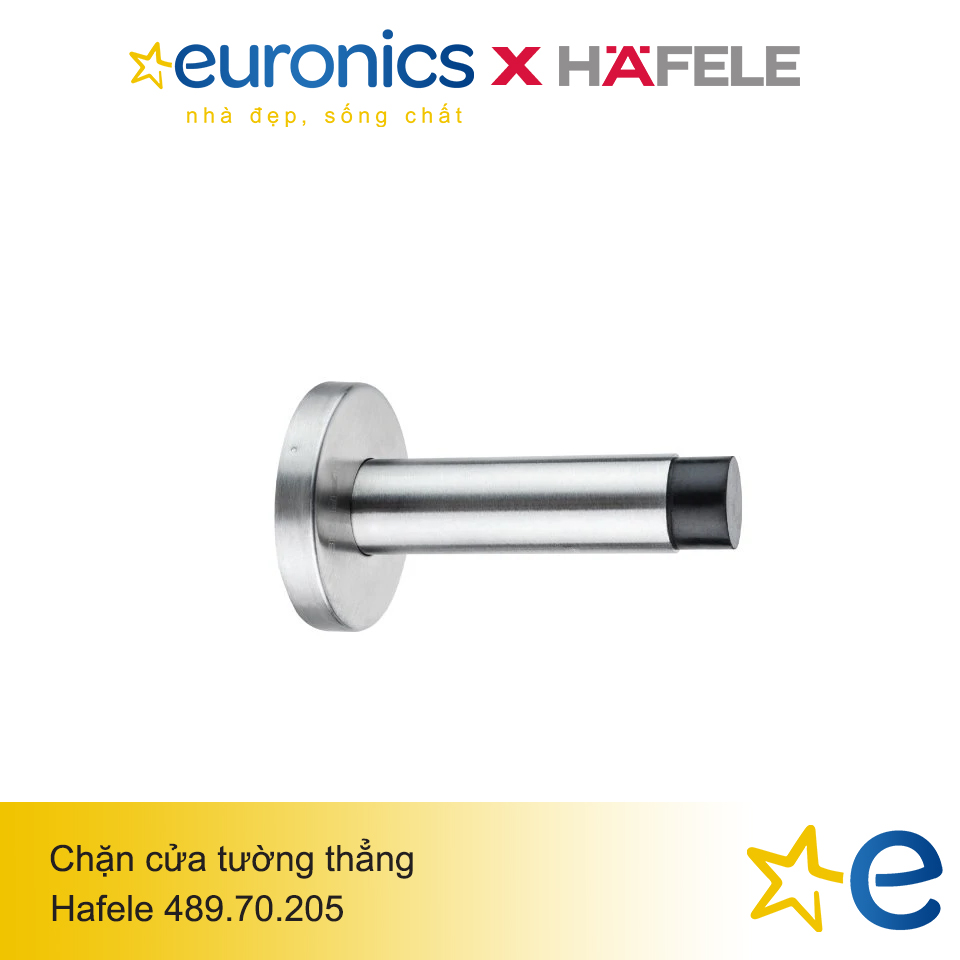 CHẶN CỬA TƯỜNG THẲNG HAFELE/489.70.205 - HÀNG CHÍNH HÃNG