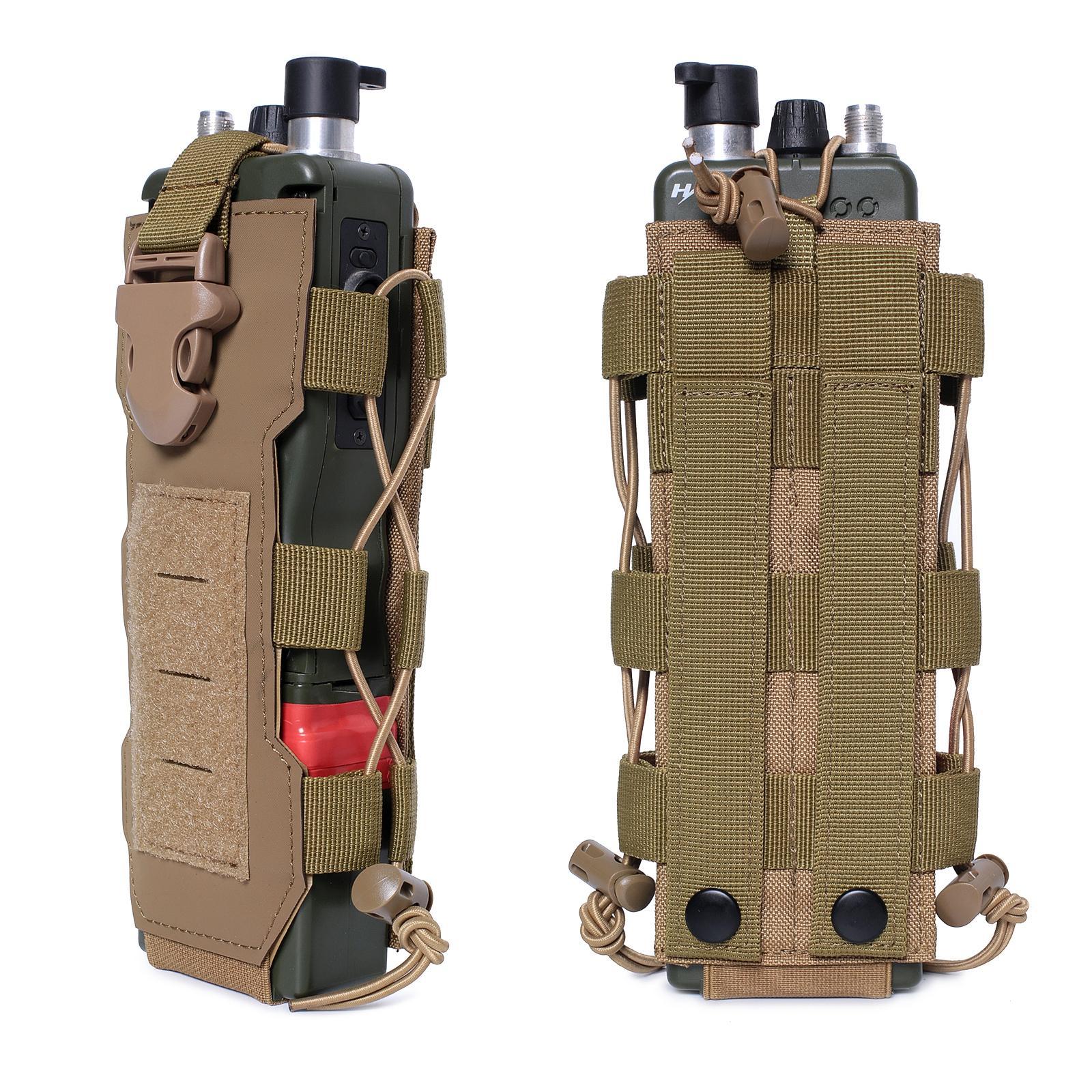 Molle Pouch Hydration Carrier Outdoor Activities Water Bottle Holder