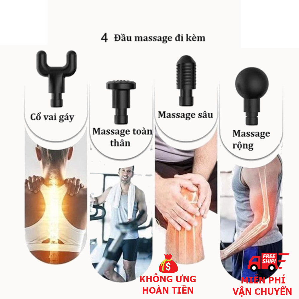 Máy massage Fascial 320 giãn cơ đa năng toàn thân, giảm nhức mỏi cổ vai gáy