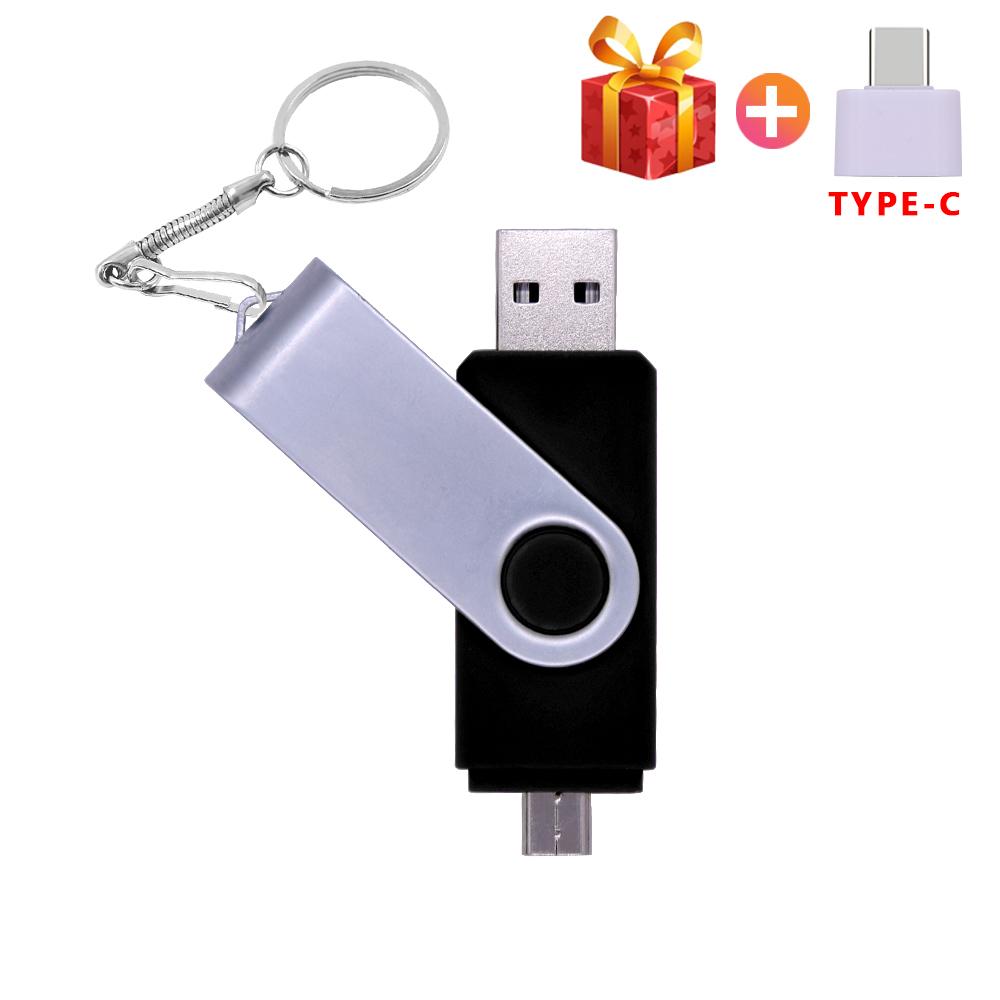 Ổ Đĩa Flash USB 2.0 Điện Thoại Thông Minh OTG 4GB 8GB 16GB 32GB 64GB Pendrive 3 Trong 1 Usb Thẻ Nhớ Flash Drive