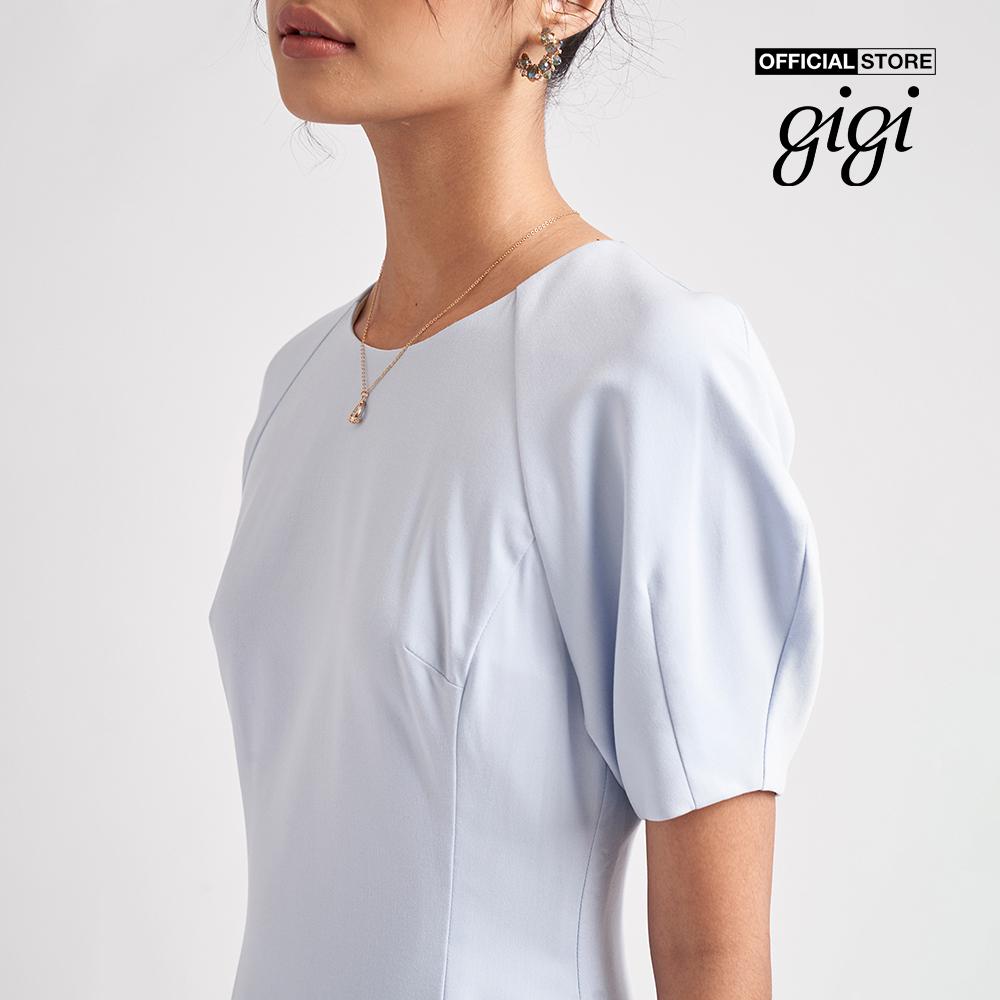 GIGI - Đầm midi tay ngắn cổ thuyền thanh lịch G2102D222144