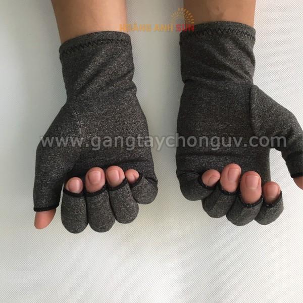 Găng tay cụt ngón nam nữ vải mềm thật tay lái, co giãn, chống nắng | Găng tay đi xe máy, đạp xe, lái xe ô tô hở ngón