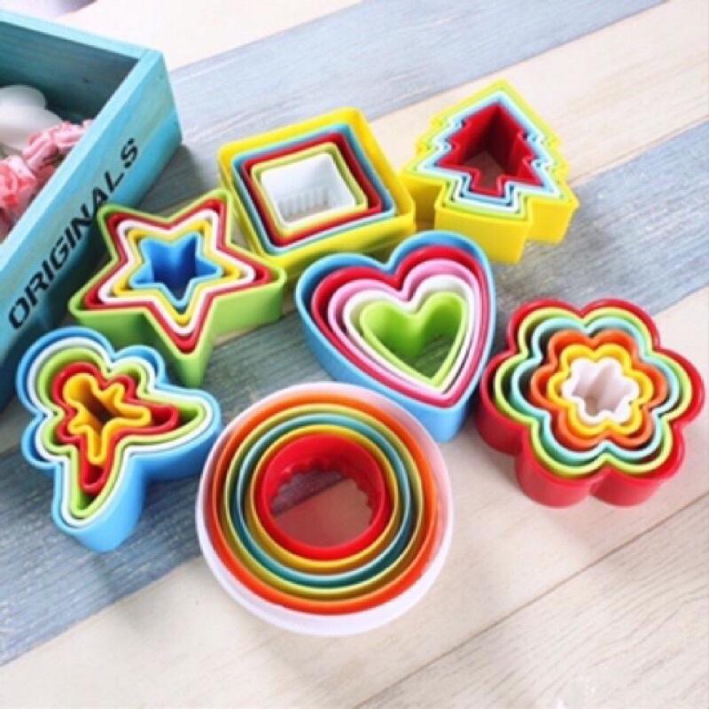 Cutter nhựa các hình / Bộ khuôn cắt bánh