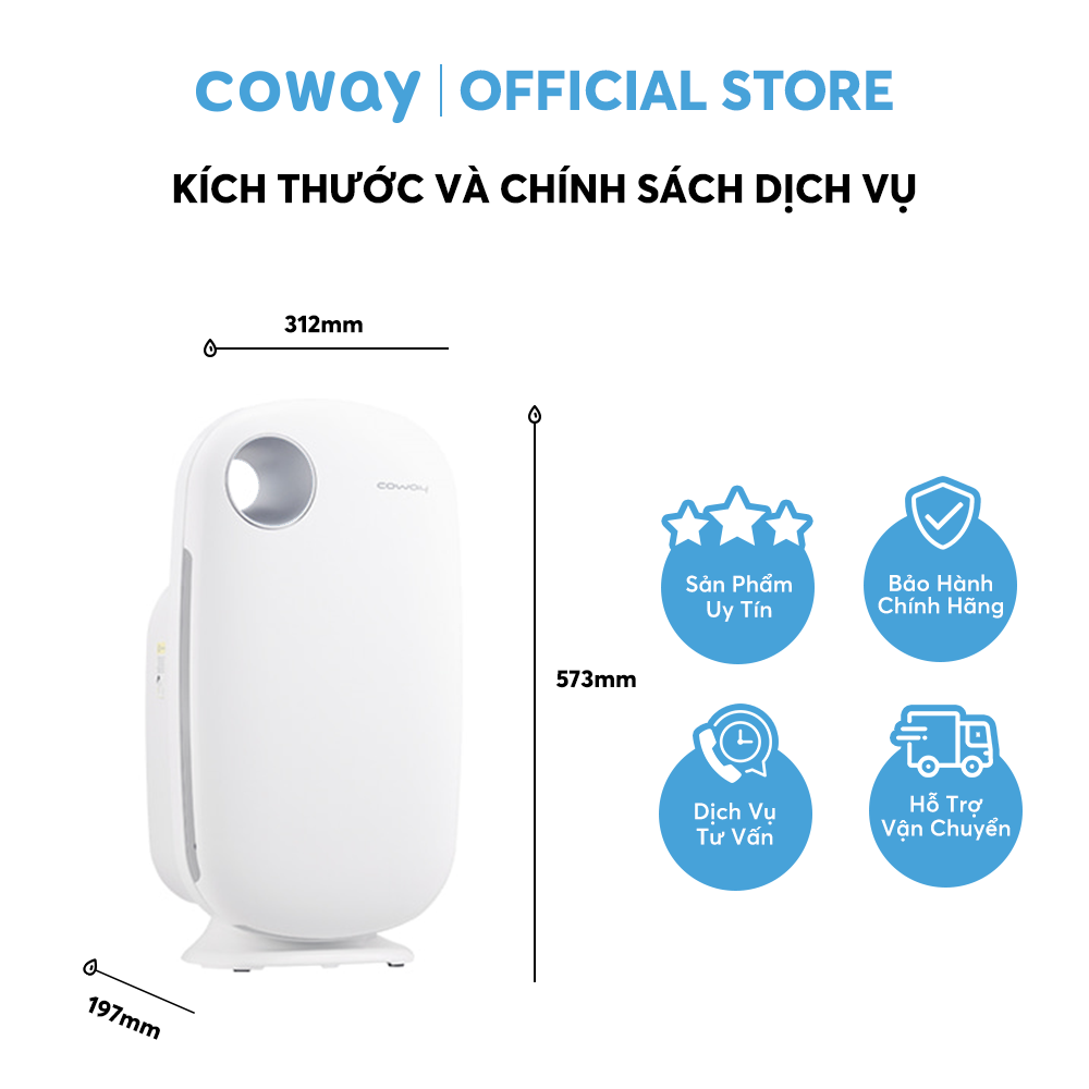 Combo 3 máy lọc không khí Coway Aires (5) AP-0509DH - Hàng chính hãng