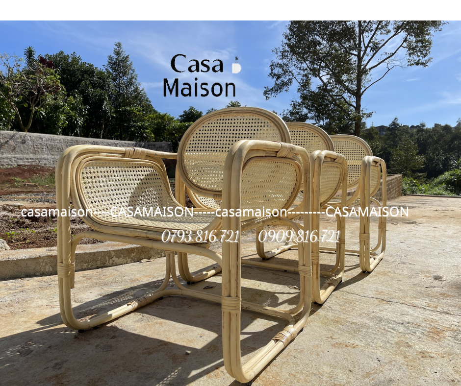 Ghế Tựa Mây Cao Cấp, Thiết Kế Tối Giản- Rattan Chair With Minimalism Style- CH0069