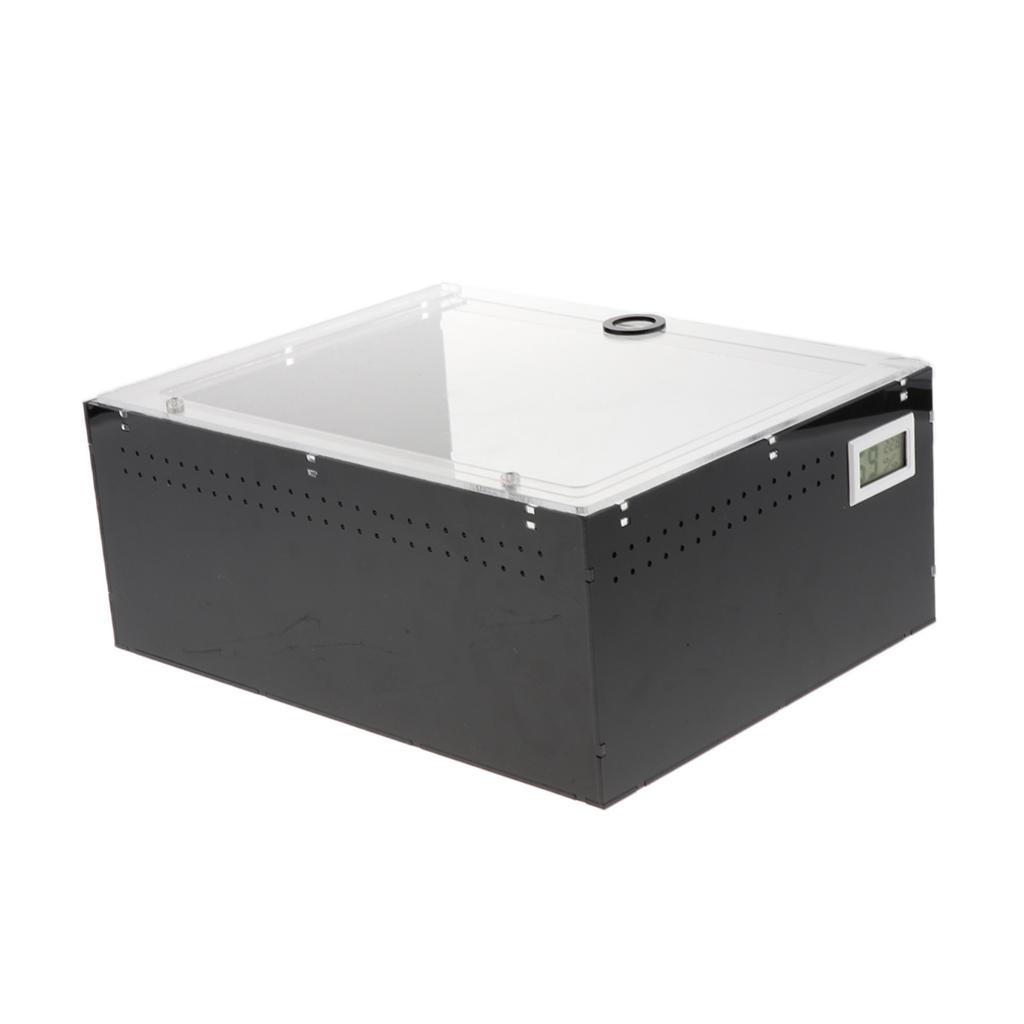 Acrylic Reptiles Terrariums Feeding Box For Turtle Snake Frog Small Animal