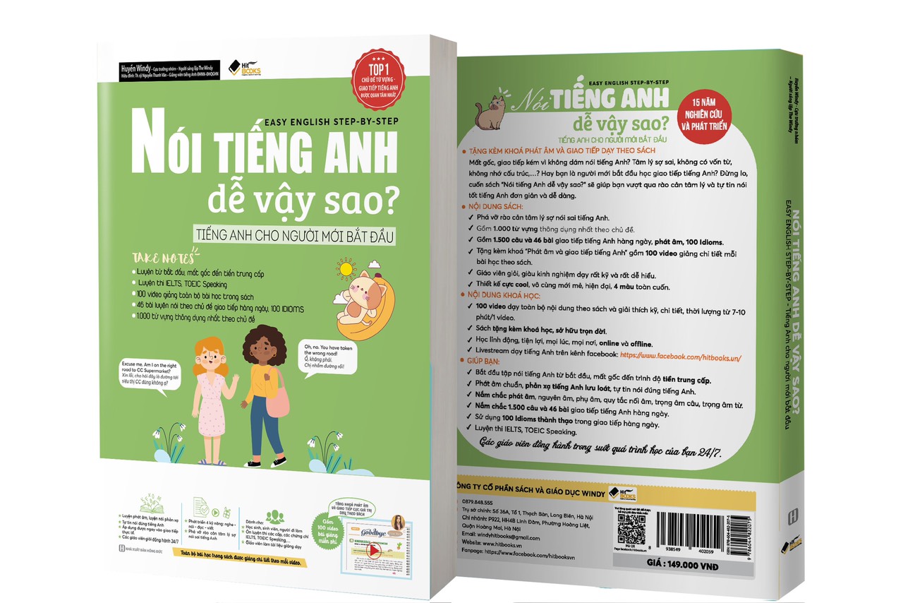 Nói tiếng Anh dễ vậy sao? Easy English Step-By-Step - Tác giả HUYỀN WINDY