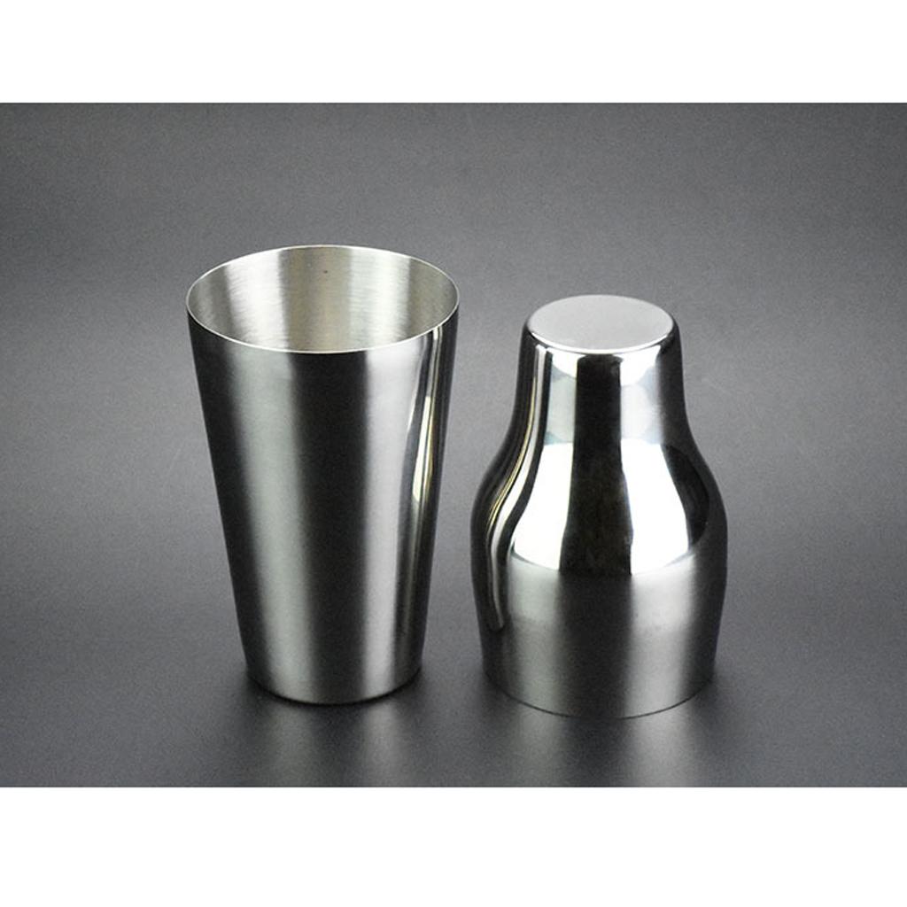Stainless Steel Cocktail Shaker Mixer Drink for Party/Bar Silver