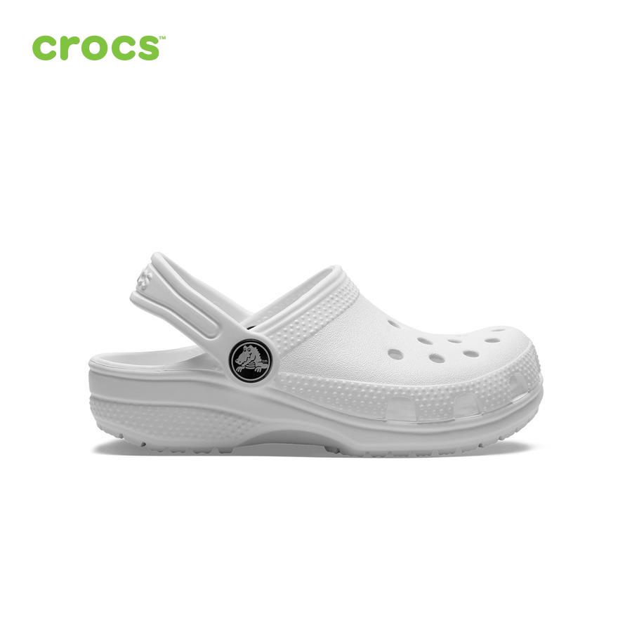 Giày lười trẻ em Crocs FW Classic Clog Kid White - 206991-100