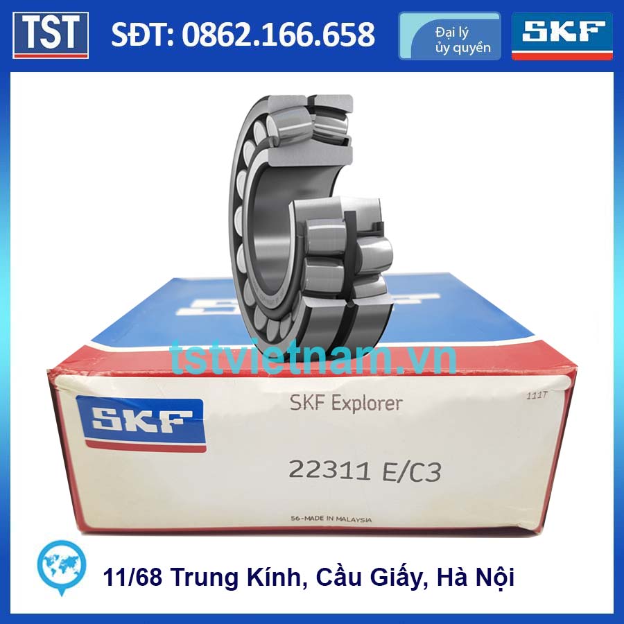 Vòng bi bạc đạn SKF 22311 E/C3