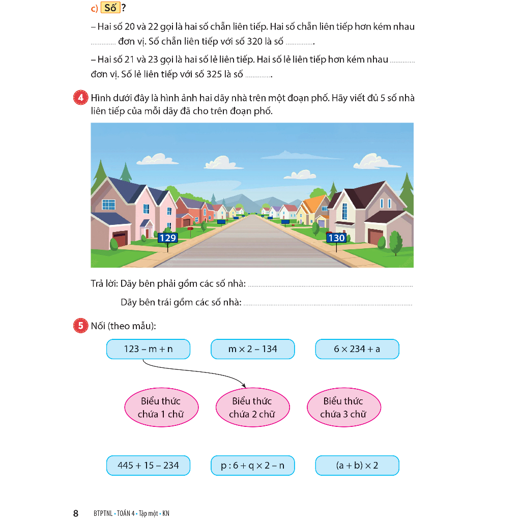 Sách - Bài tập phát triển năng lực Toán 4 Tập 1