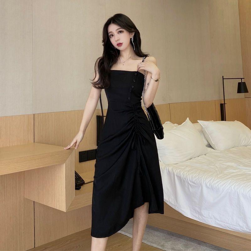 Đầm 2 dây kết hợp dây rút nhún siêu xinh