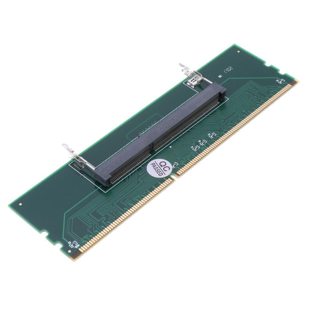 DDR3 Laptop SO-DIMM to Desktop DIMM Memory RAM Connector Desktop Adapter