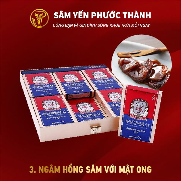 Hồng Sâm Tẩm Mật Ong KGC Cheong Kwan Jang (Hộp 12 gói)