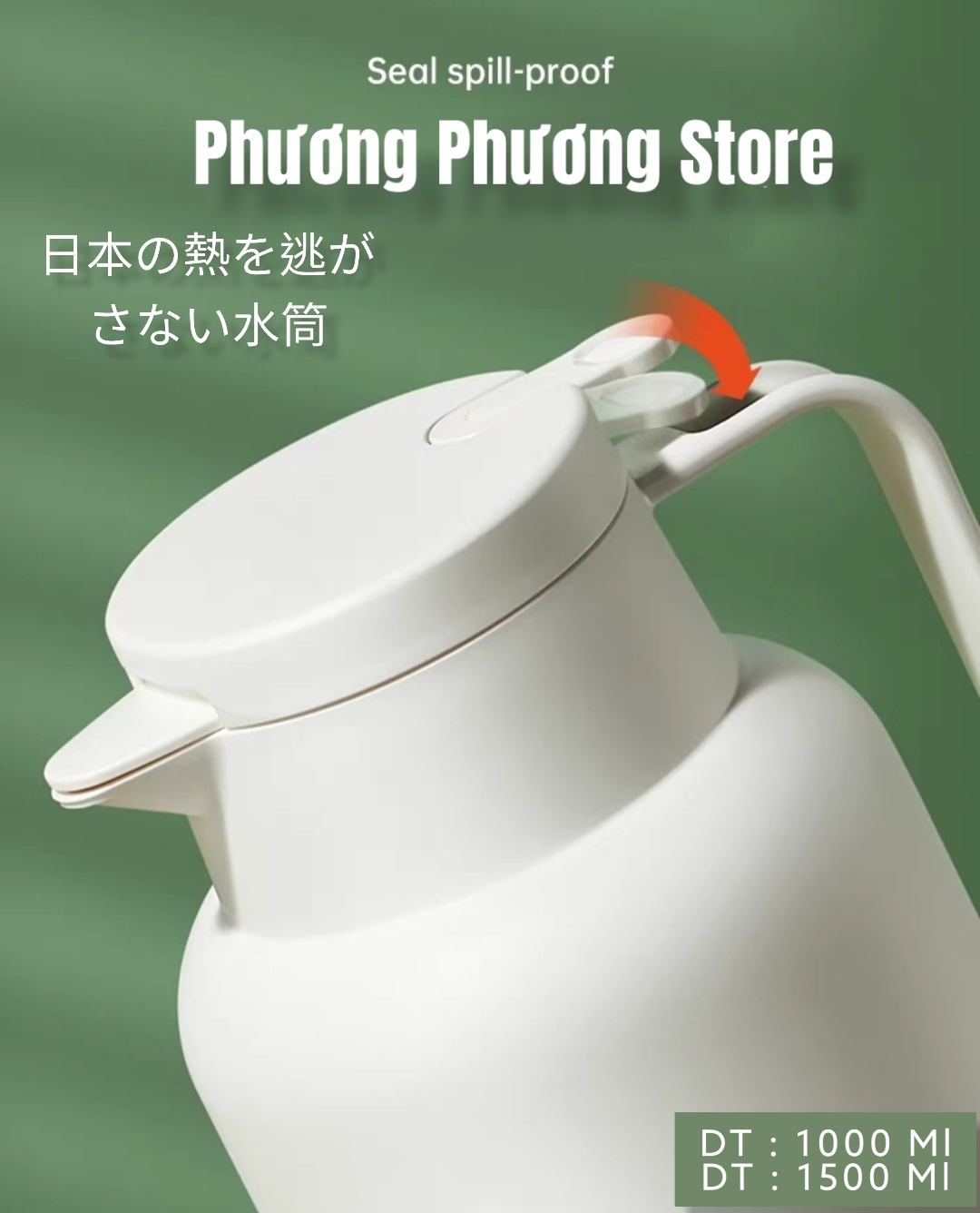 Phích Pha Trà, Bình Giữ Nhiệt, Bình Ủ B16 (1.8L)  Giữ Nhiệt Nóng Lạnh Suốt 24h