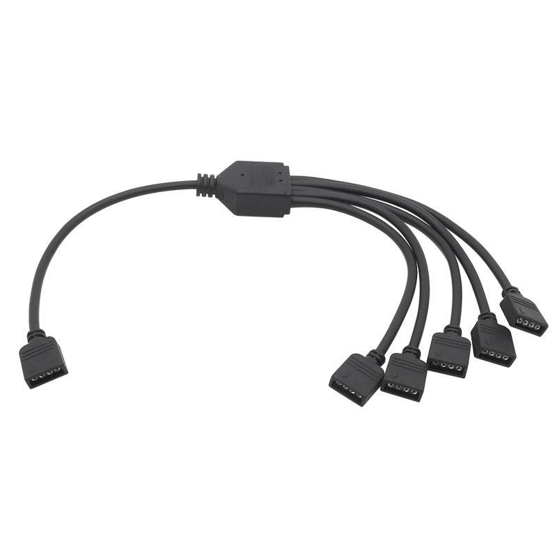 Dây Cáp Nối Dài 5v3-Pin 12V4-Pin Cho Bo Mạch Chủ Máy Tính Tám Cổng RGB Giao Diện 3-Pin