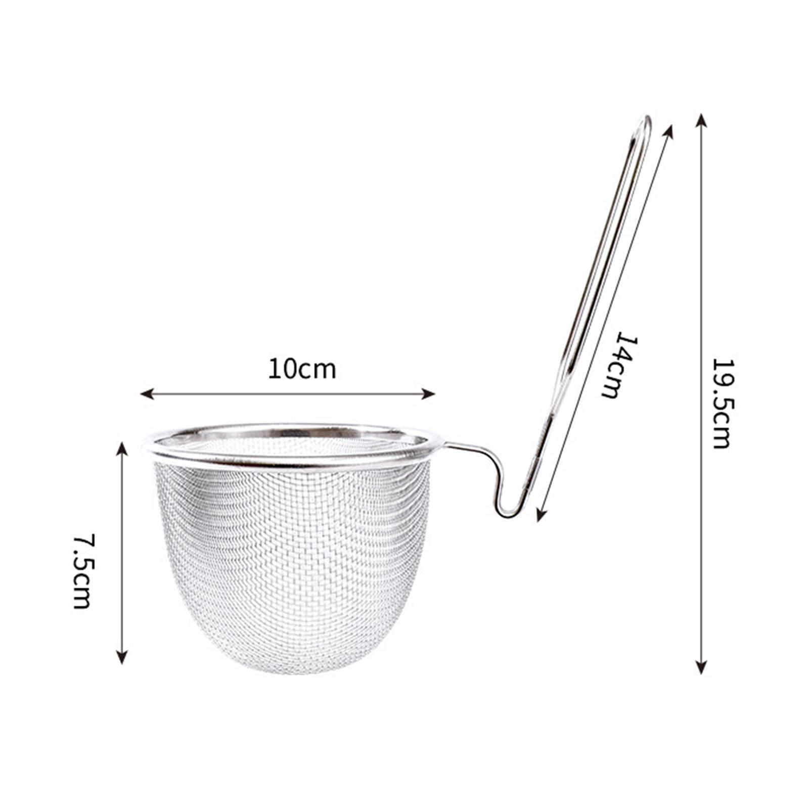 Mesh Spider Strainer Solid Stainless Mesh Spider Strainer for Spoon Kitchen
