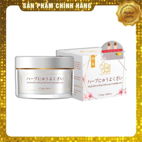 Muối tắm trắng thảo dược Asa-Zakura