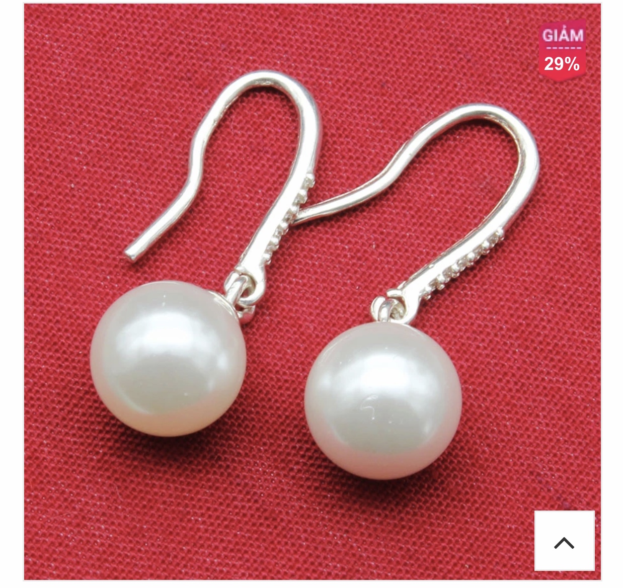 Bông tai bạc ánh kim 928 cao cấp