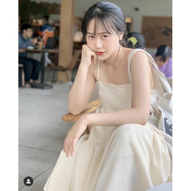 Đầm suông hai dây babydoll