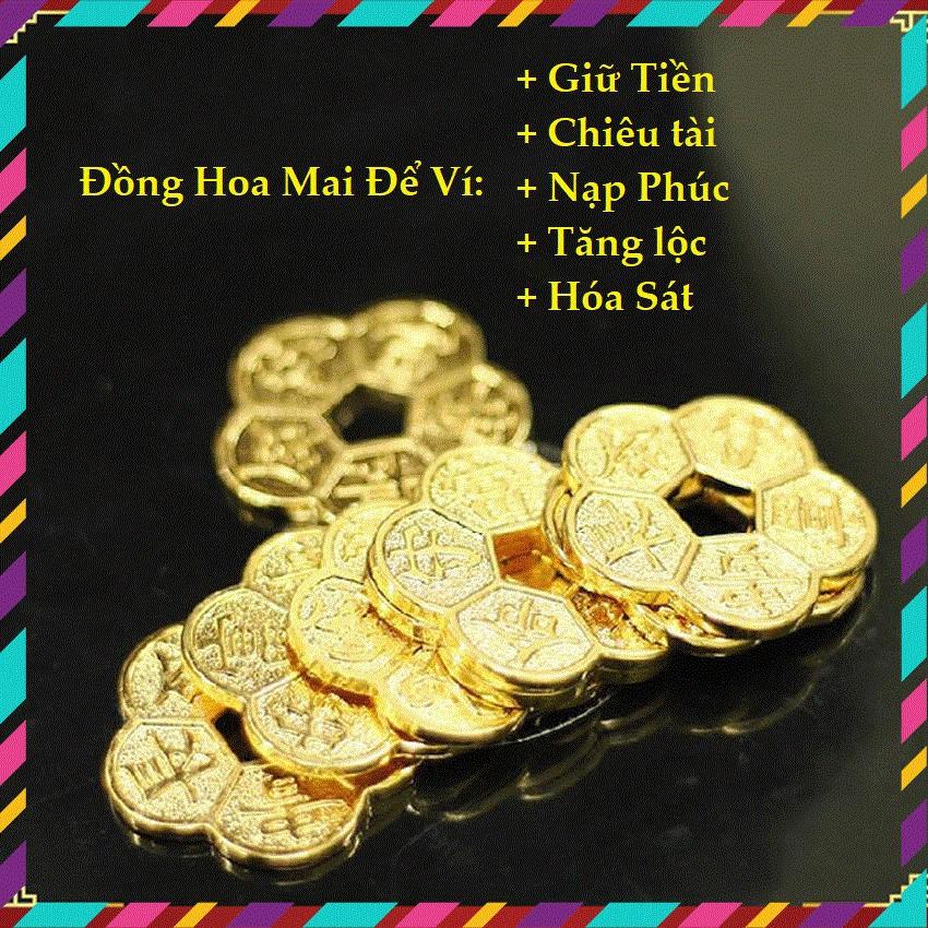 Đồng Xu Hoa Mai Giữ Tiền, Chiêu Tài, Nạp Phúc, Tăng lộc, Hóa Sát 