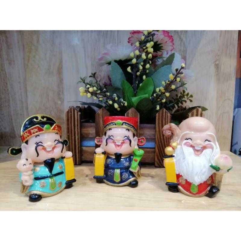 BỘ TƯỢNG 3 ÔNG PHÚC LỘC THỌ CAO 6 cm