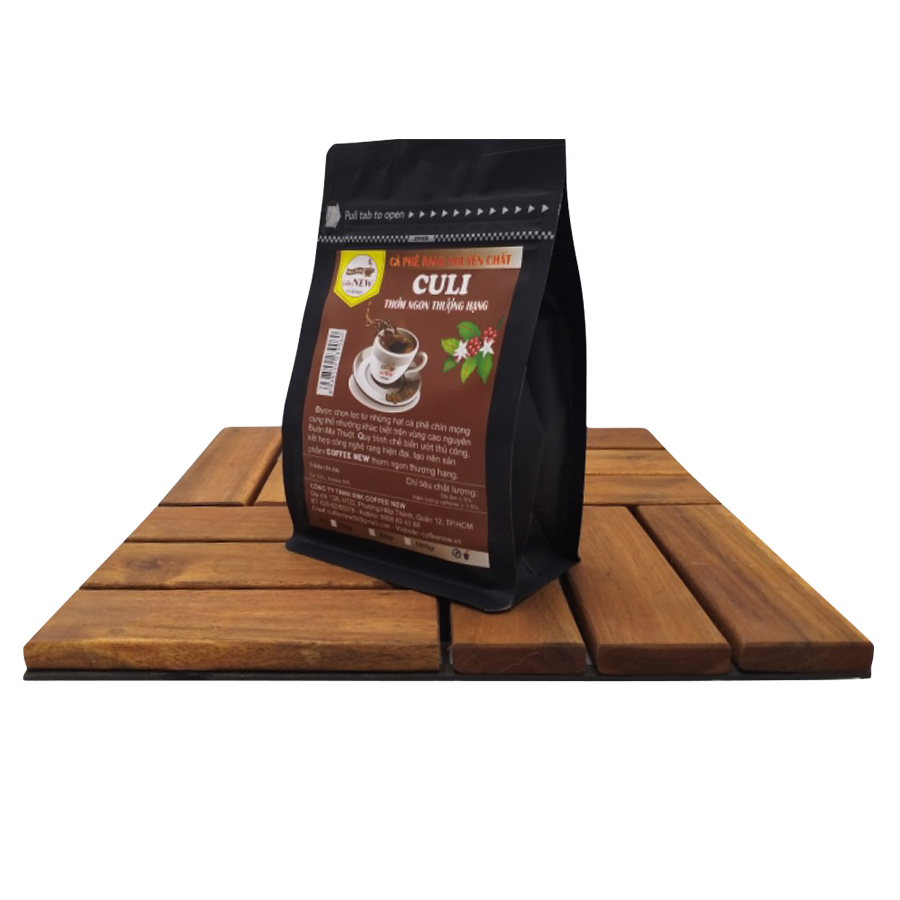 Cà phê CULI - Rang Mộc Nguyên Chất (Gói 250gr) - Dạng Hạt Pha Máy Hoặc Pha Phin - Coffee New