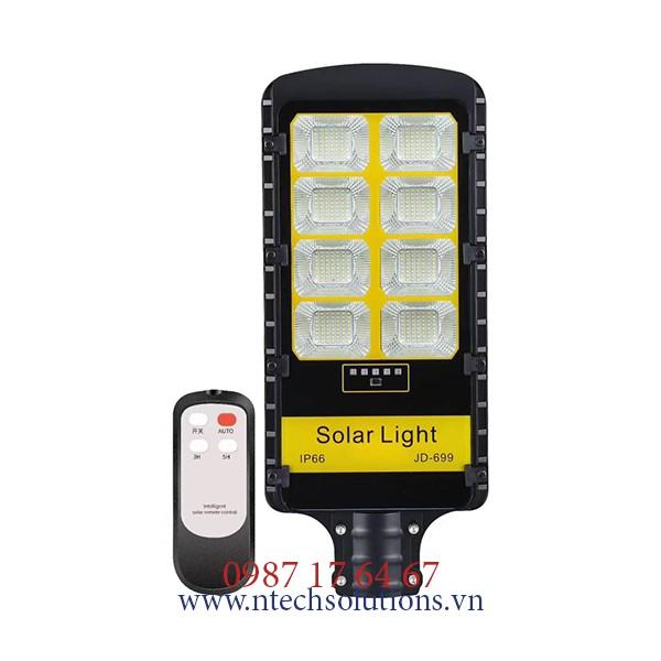 Đèn đường năng lượng mặt trời cao cấp Jindian Mã JD699 Công suất 200W Khung Nhôm, Chip Led "SMD"