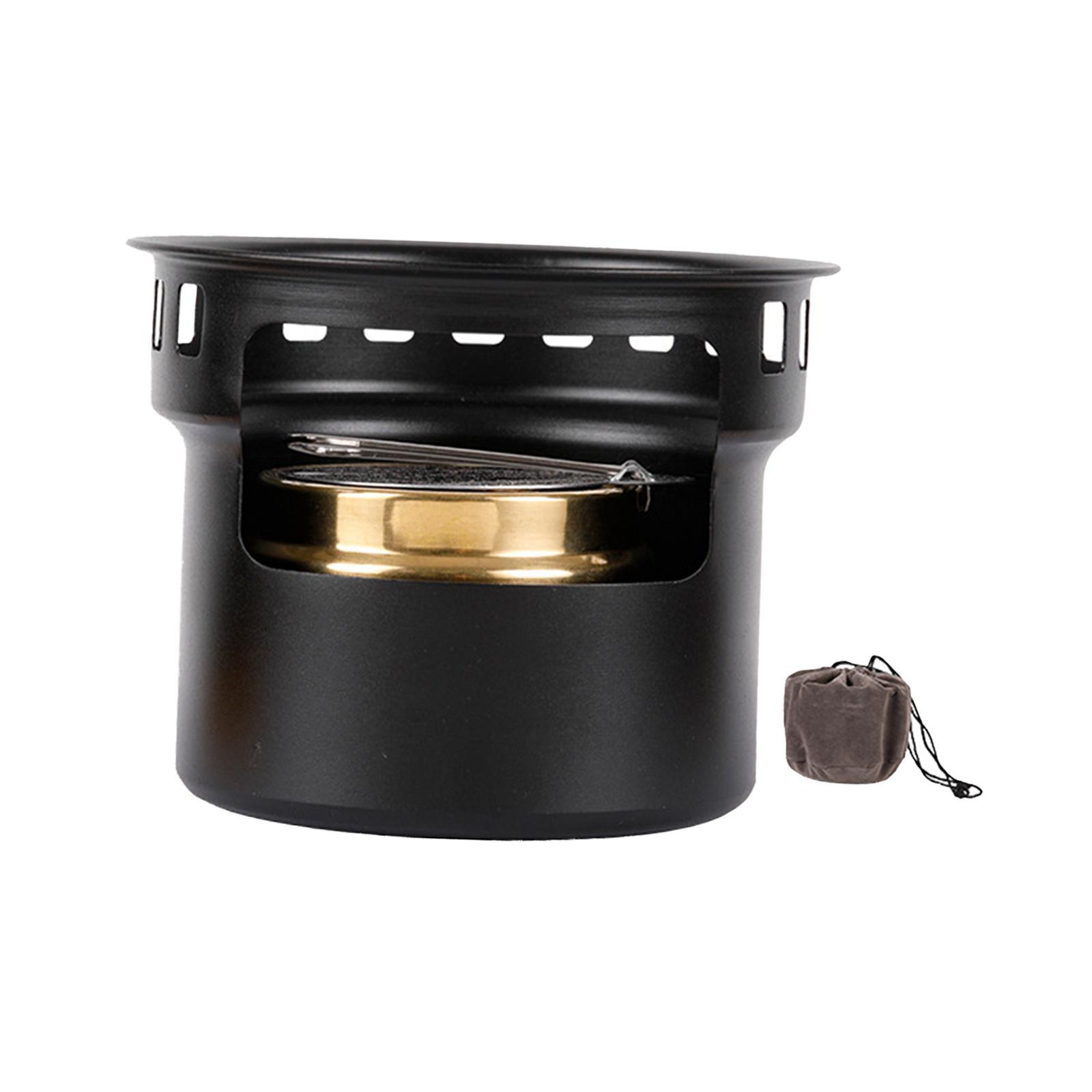 Mini Camping Burner Windproof Lightweight Pocket Backpacking for Picnic Camping