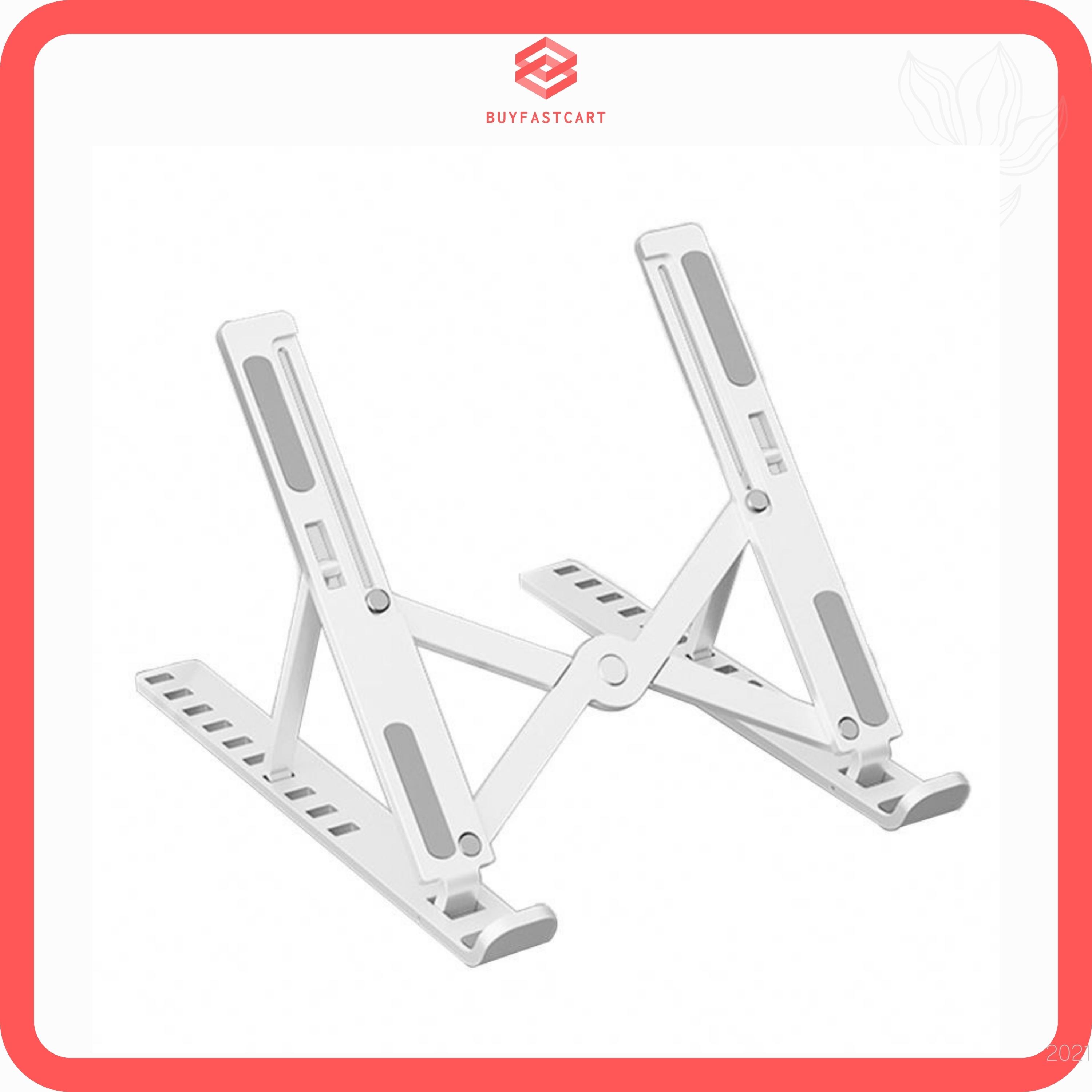 Giá Đỡ Laptop Mini Nhỏ Gọn Bỏ Túi, Đế Tản Nhiệt Laptop Stand 7 Mức Độ Gọn Nhẹ, Bằng Nhựa