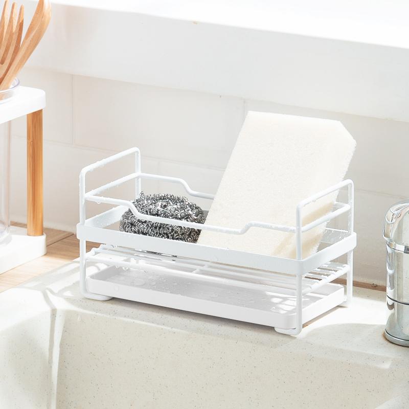 Xốp làm sạch hộp lưu trữ cống giá bồn rửa chén giá lưu trữ bóng