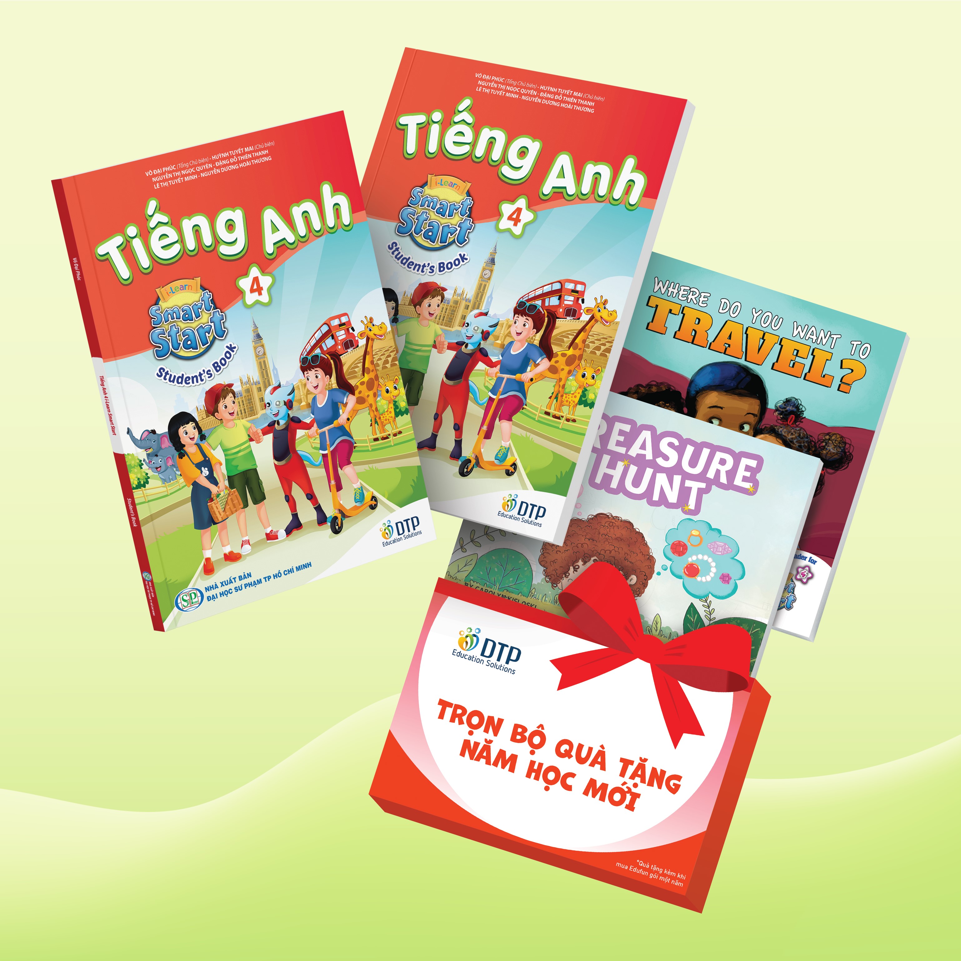 Gói Edufun Premium lớp 4 + [Bộ quà tặng SGK i-Learn smart start + 2 truyện đọc] - Dtpbooks