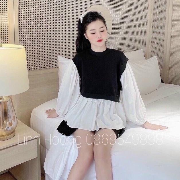 Áo bầu công sở thiết kế sành điệu - áo bầu xinh