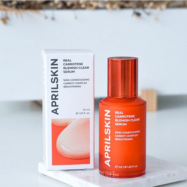 Tinh Chất Cà Rốt Giảm Mụn, Thâm, Làm Sáng Da AprilSkin Real Carrotene Blemish Clear Serum 37ml
