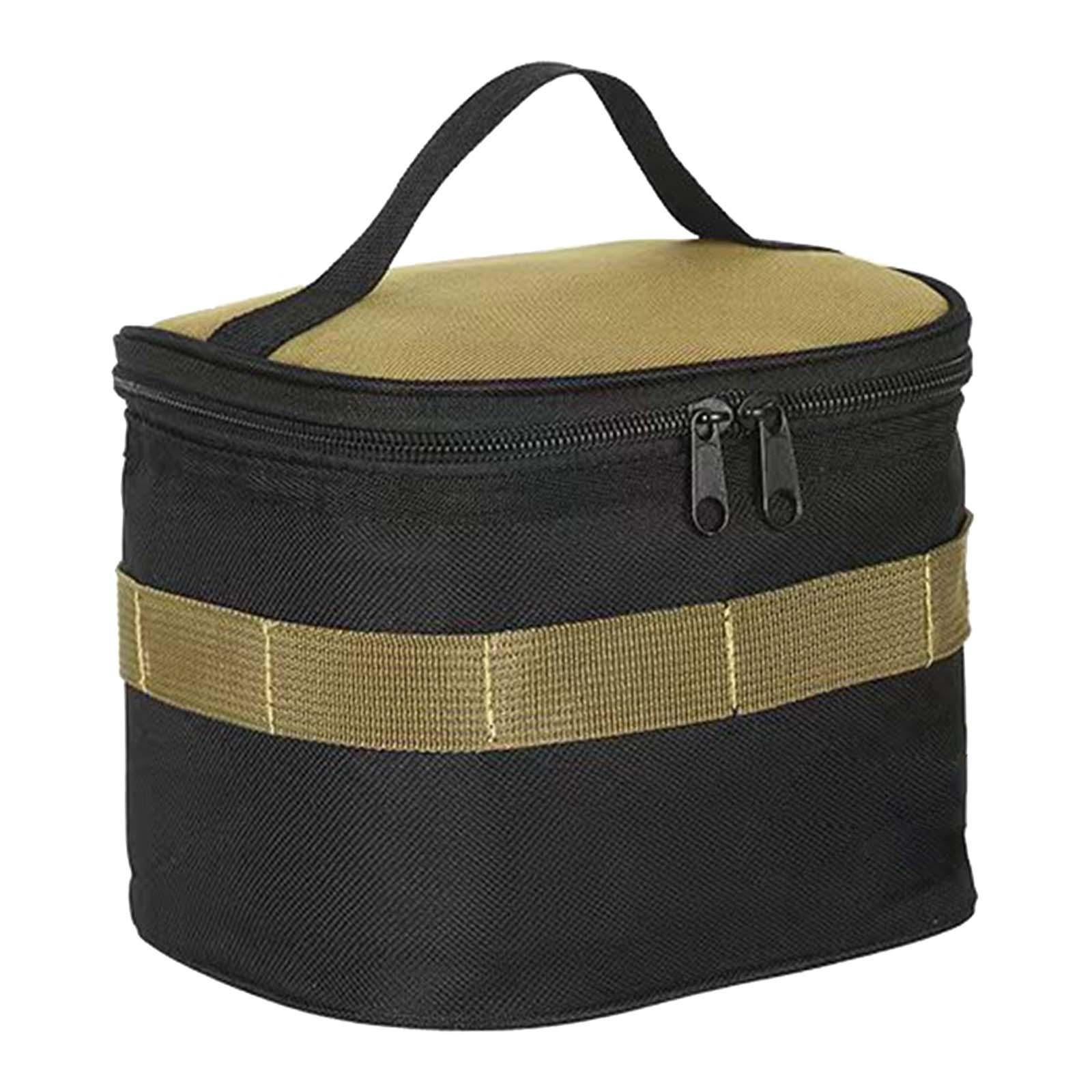 Camping Spice Jars Bag Travel Bag Tote Bag, Carrying Bag Sauce Pouch, Container Case Separable Storage Bag for Camp Cooking Outdoor Picnic BBQ