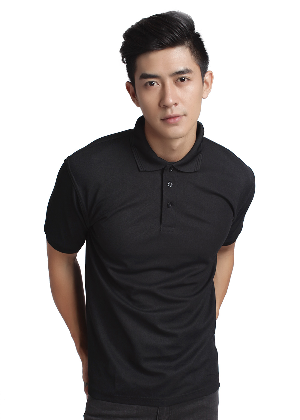 Áo Phông Thun Polo Nam Vải Cá Sấu Cotton Cao Cấp - Áo Polo Nam Trơn Phối Cổ Trụ Vải Dệt kiểu Dáng Năng Động