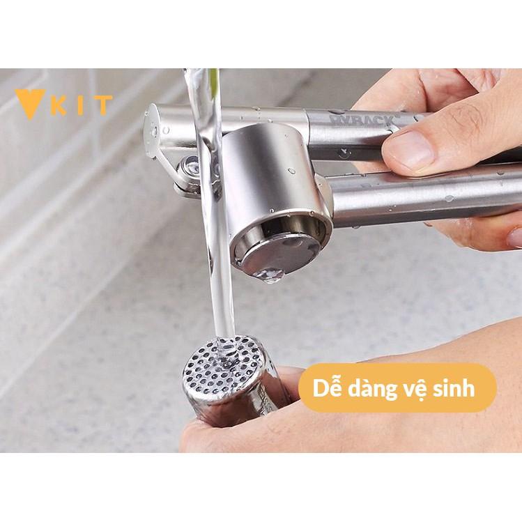 Dụng cụ ép tỏi cao cấp inox- Chống han gỉ, không bám mùi hôi ET01