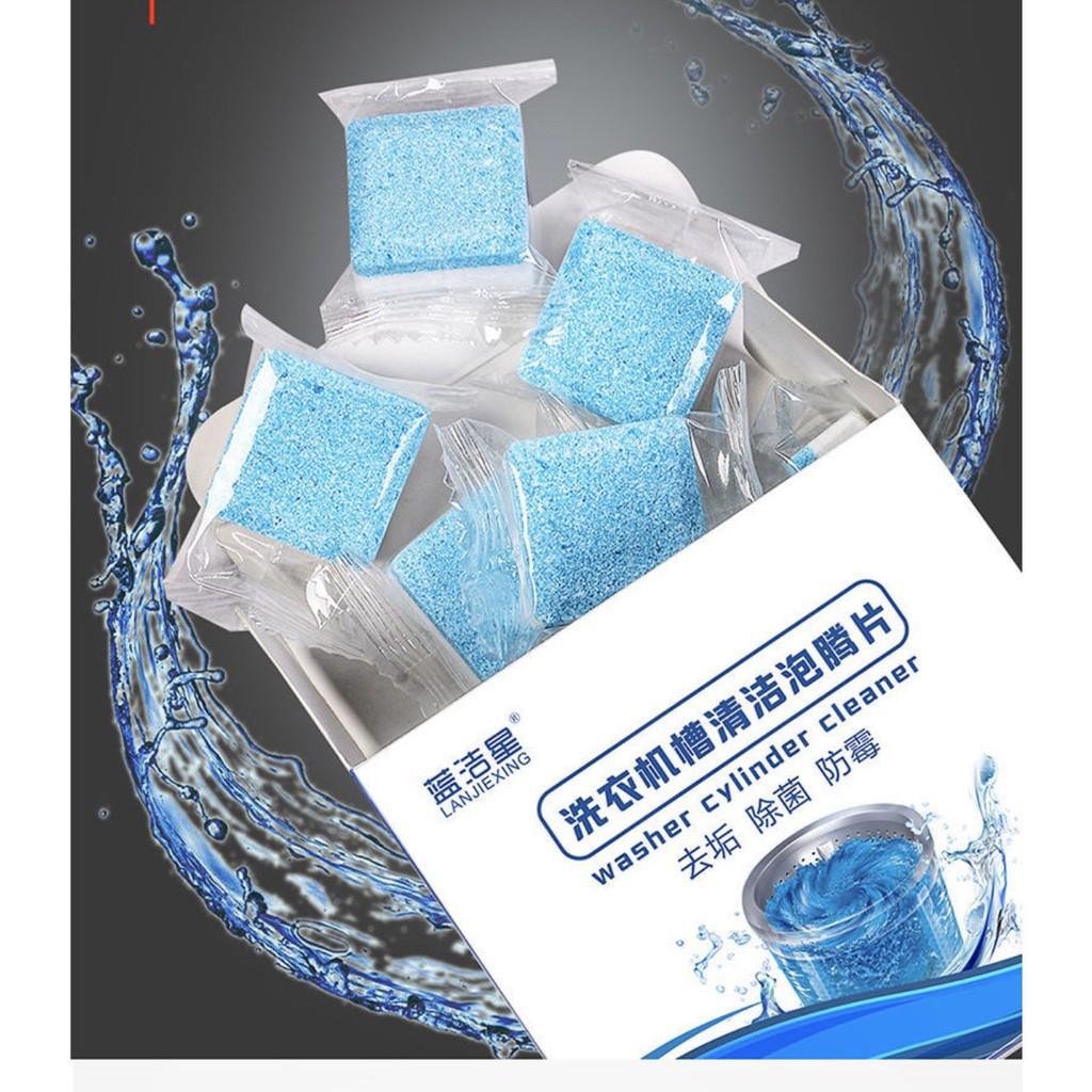 Viên Tẩy Vệ Sinh Lồng Máy Giặt Diệt khuẩn và Tẩy chất cặn Lồng máy giặt