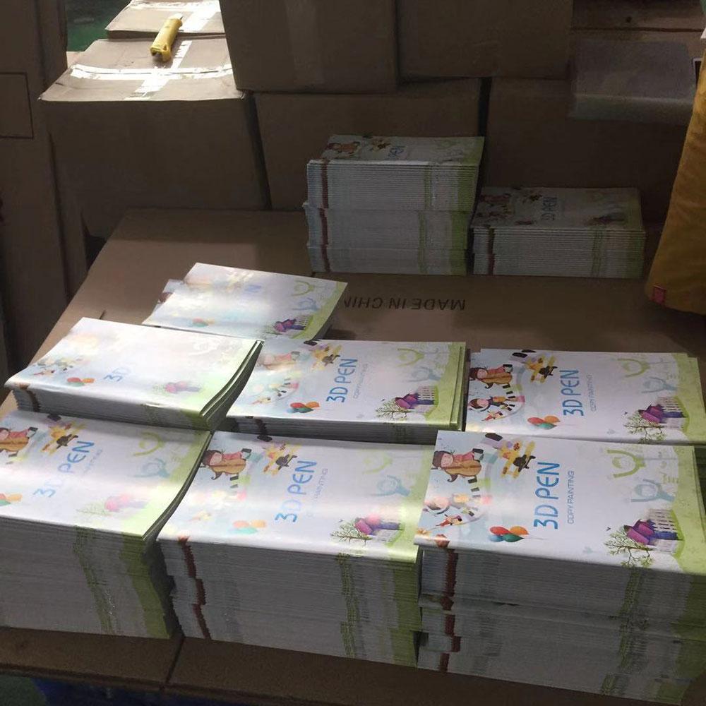 3D Bút In Vẽ Sách Có Thể Tái Sử Dụng Nhiều Màu Sắc 22/40 Mẫu Giấy Dày Tấm Rõ Nét Tranh Bản Mẫu 3D Bút Trẻ Em Quà Tặng