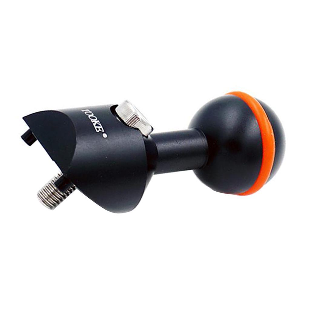 Underwater Photography Strobe Ball Joint Adapter Z330 Z240 Strobe, Scuba Diving Light Adapter Base