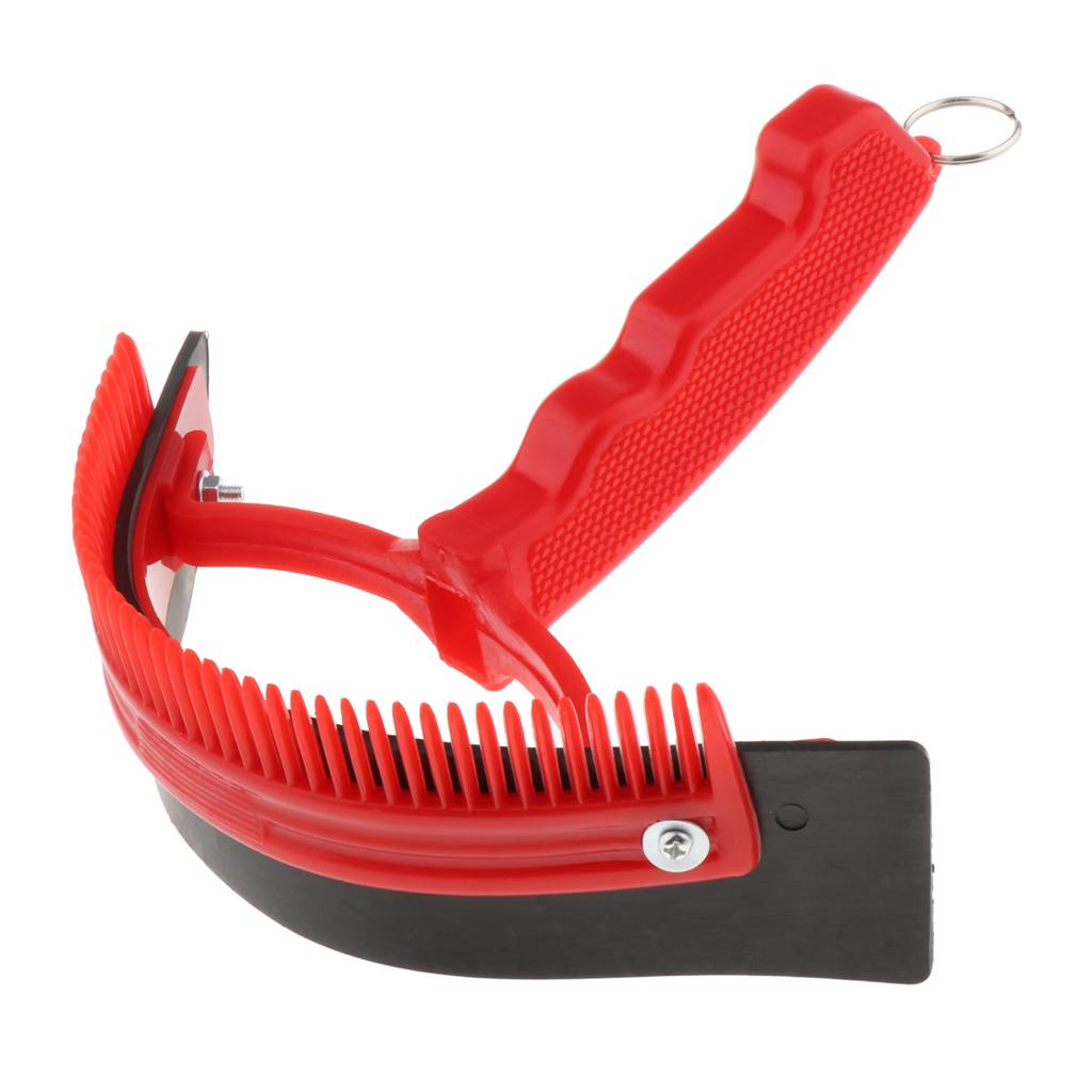 2 in 1 Portable Sweat Scraper Combo Kit Grooming Tool with Anti-slip Handle