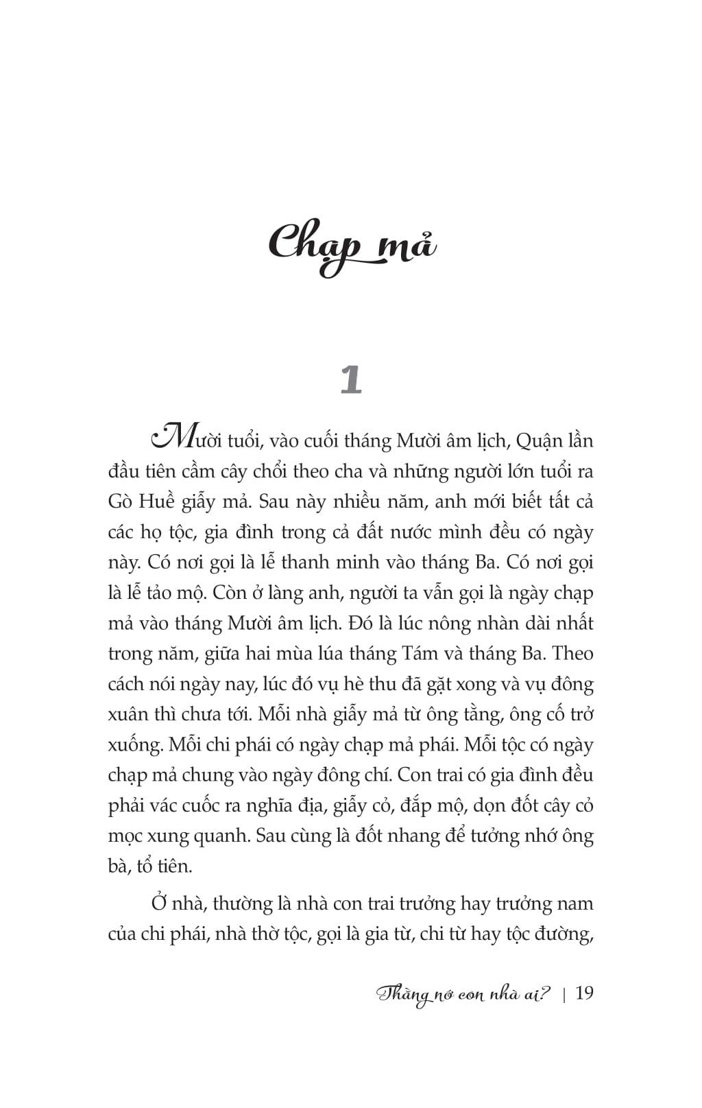 Thằng Nớ Con Nhà Ai