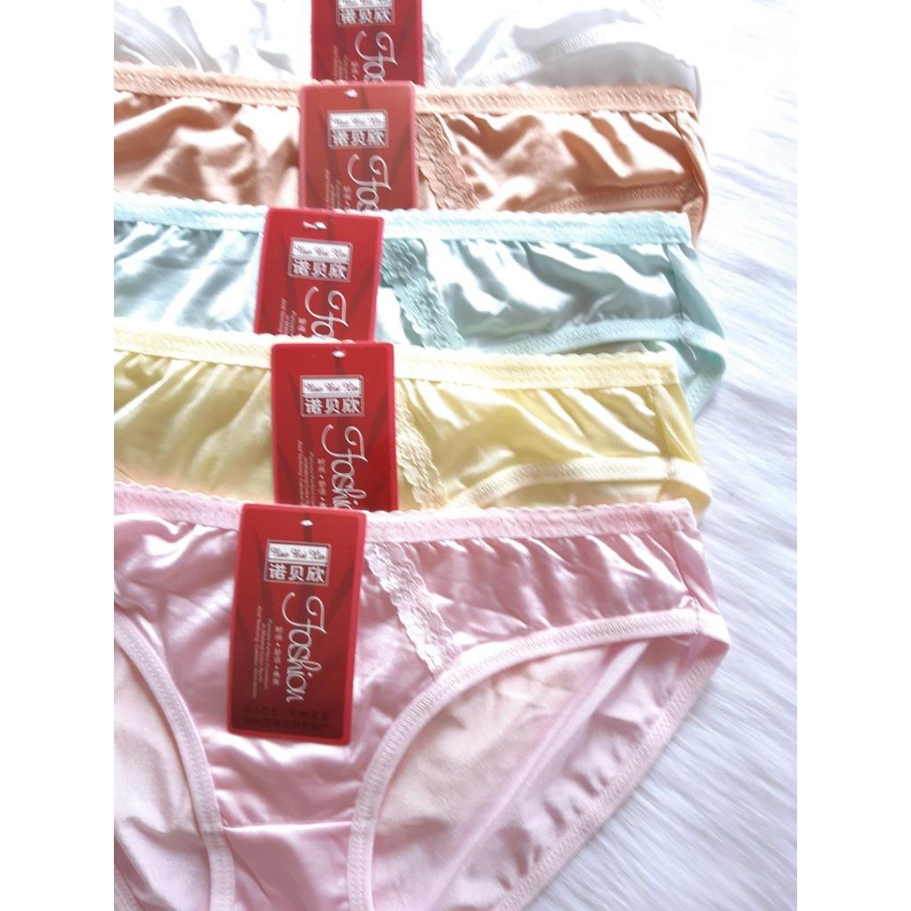 Combo 10 Quần Chíp, Quần Lót Nữ Thun Lạnh Siêu Bền Ren Chéo.