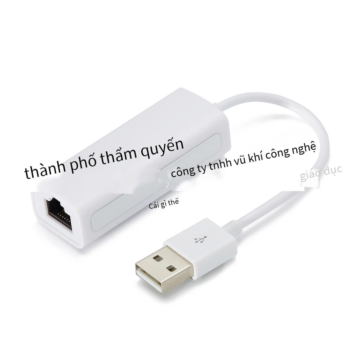 Giá thấp nhất card mạng USB Bộ chuyển đổi cổng mạng có dây 100M usb sang bộ điều hợp mạng rj45 phù hợp cho máy tính xách tay